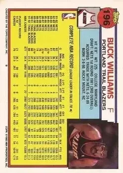 Back of Buck Williams