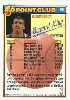 Back of Bernard King