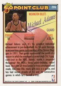 Back of Michael Adams