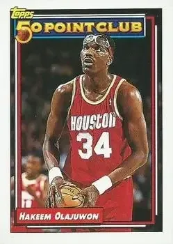 1992-93 Topps #214 Hakeem Olajuwon