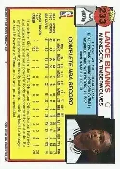 Back of Lance Blanks