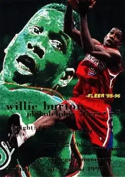 1995-96 Fleer #137 Willie Burton