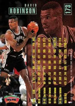 Back of David Robinson