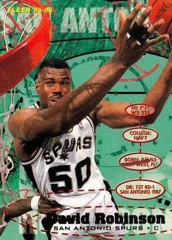 1995-96 Fleer #173 David Robinson