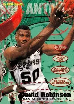 1995-96 Fleer #173 David Robinson