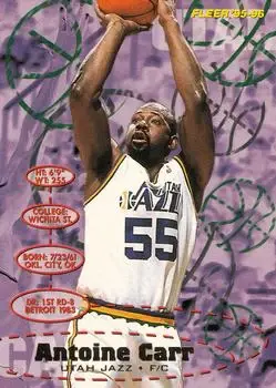 1995-96 Fleer #184 Antoine Carr