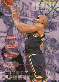 1995-96 Fleer #185 Blue Edwards