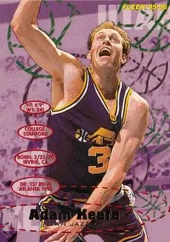 1995-96 Fleer #187 Adam Keefe