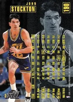 Back of John Stockton