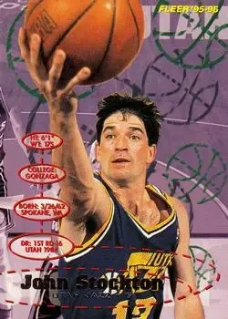 1995-96 Fleer #190 John Stockton