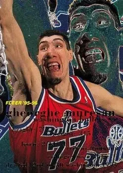 1995-96 Fleer #195 Gheorghe Mureșan