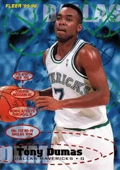 1995-96 Fleer #215 Tony Dumas