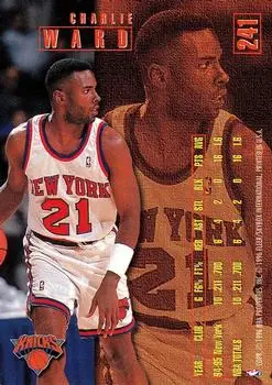 Back of Charlie Ward