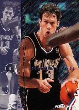 1995-96 Fleer #250 Šarūnas Marčiulionis