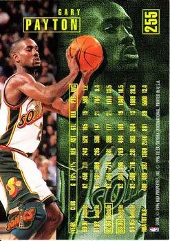 Back of Gary Payton