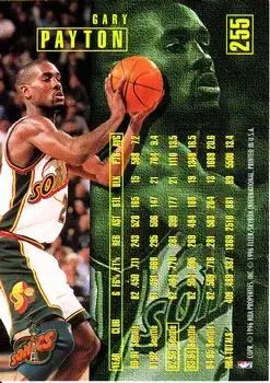 Back of Gary Payton