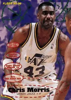 1995-96 Fleer #258 Chris Morris