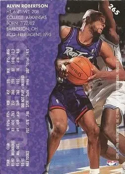 Back of Alvin Robertson