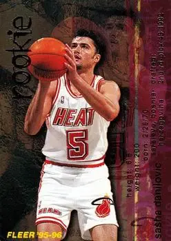 1995-96 Fleer #288 Sasha Danilović
