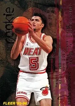1995-96 Fleer #288 Sasha Danilović