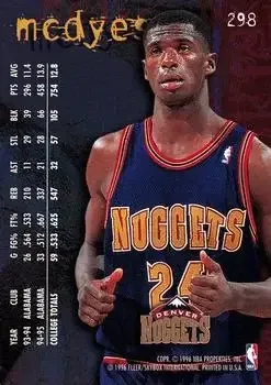 Back of Antonio McDyess