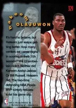 Back of Hakeem Olajuwon