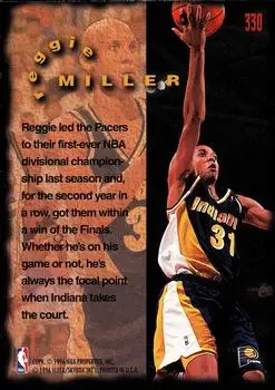 Back of Reggie Miller