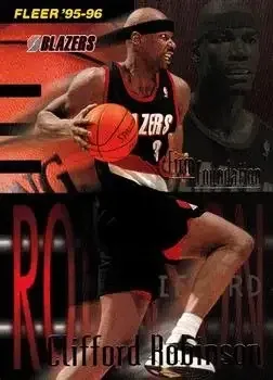 1995-96 Fleer #341 Clifford Robinson