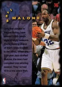 Back of Karl Malone