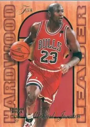 1995-96 Fleer #4 Flair Hardwood Leader Michael Jordan