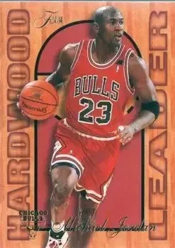 1995-96 Fleer #4 Flair Hardwood Leader Michael Jordan