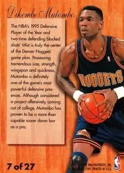 Back of Dikembe Mutombo
