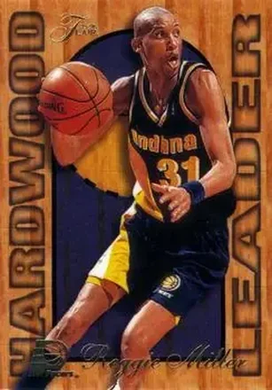 1995-96 Fleer #11 Flair Hardwood Leader Reggie Miller