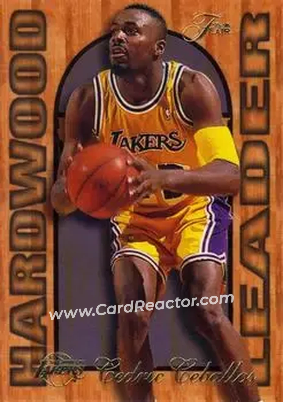 Front of Cedric Ceballos