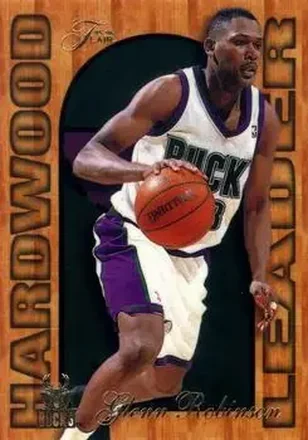 1995-96 Fleer #15 Flair Hardwood Leader Glenn Robinson