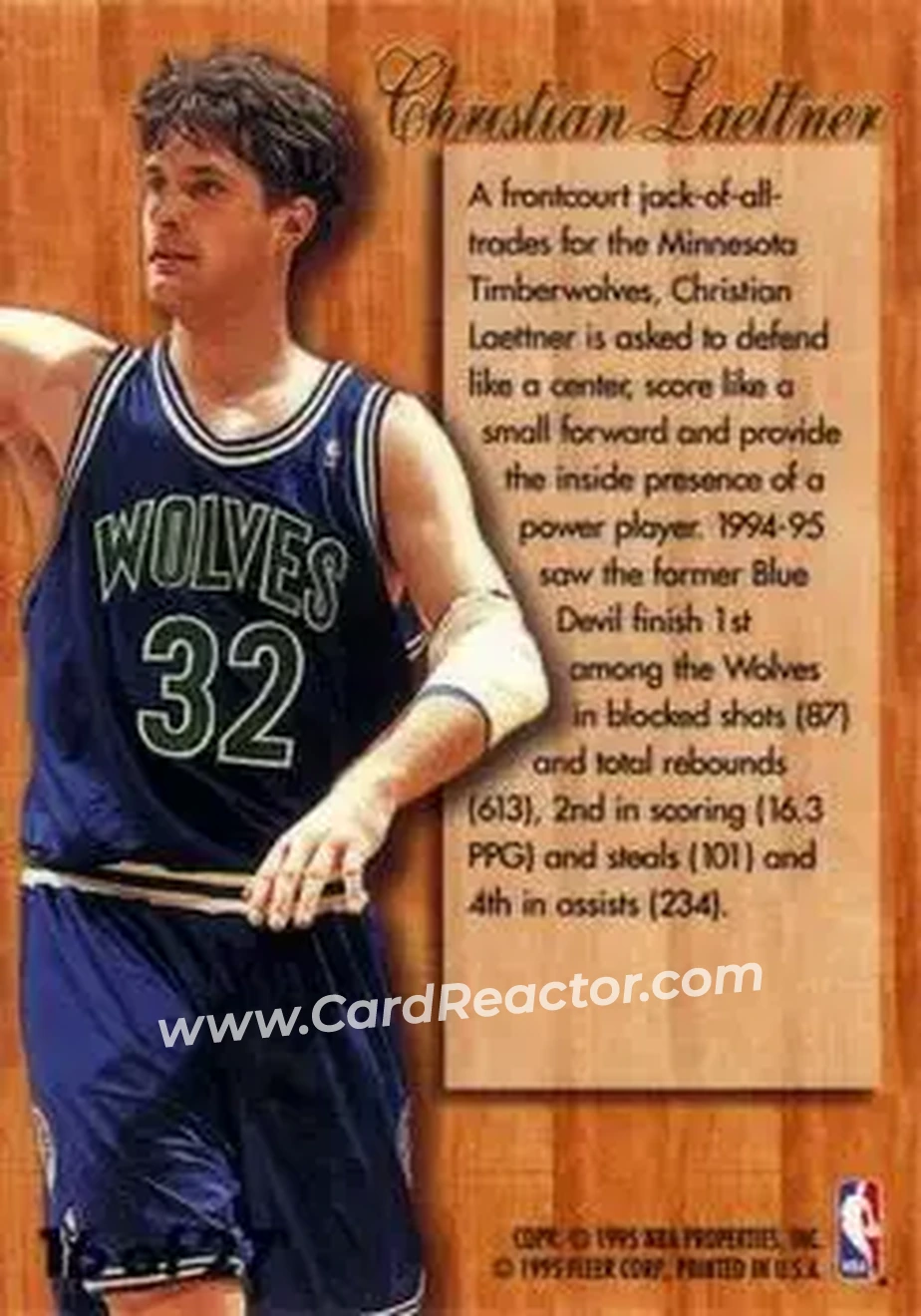 Back of Christian Laettner