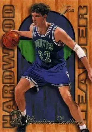 1995-96 Fleer #16 Flair Hardwood Leader Christian Laettner