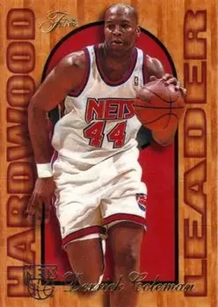 1995-96 Fleer #17 Flair Hardwood Leader Derrick Coleman