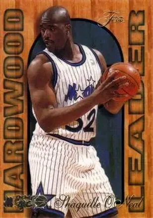 1995-96 Fleer #19 Flair Hardwood Leader Shaquille O'Neal