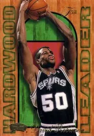 1995-96 Fleer #24 Flair Hardwood Leader David Robinson