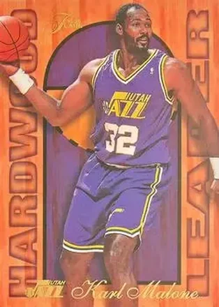 1995-96 Fleer #26 Flair Hardwood Leader Karl Malone
