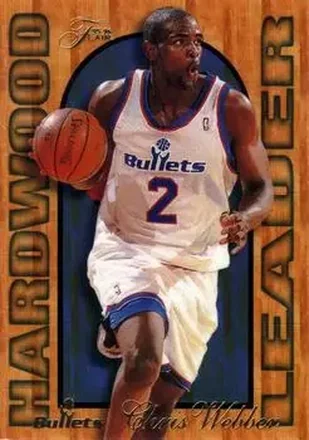 1995-96 Fleer #27 Flair Hardwood Leader Chris Webber