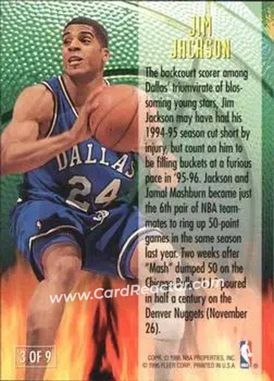 Back of Jim Jackson