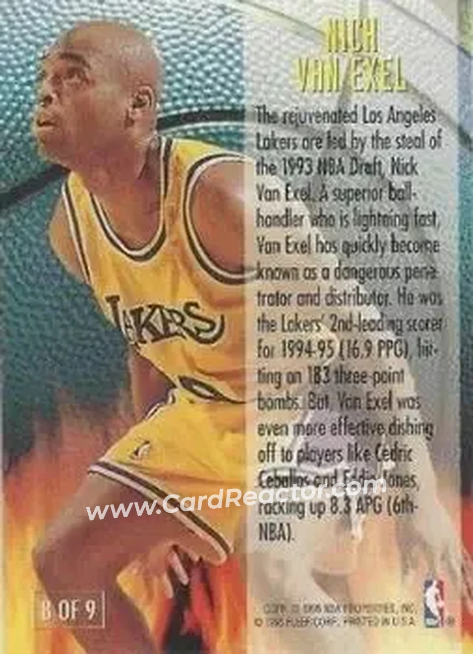 Back of Nick Van Exel