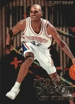 1995-96 Fleer #7 Rookie Phenom Jerry Stackhouse