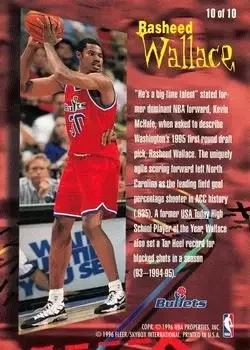 Back of Rasheed Wallace
