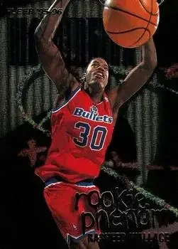 1995-96 Fleer #10 Rookie Phenom Rasheed Wallace