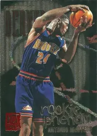 1995-96 Fleer #2 Rookie Phenom Hot Pack Antonio McDyess