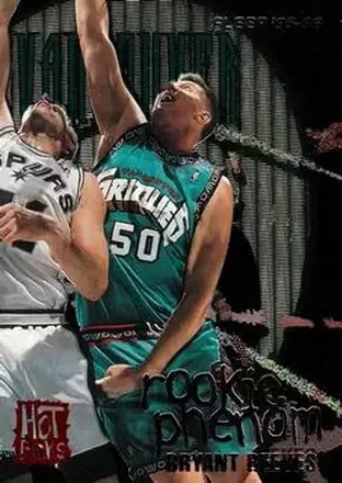 1995-96 Fleer #4 Rookie Phenom Hot Pack Bryant Reeves
