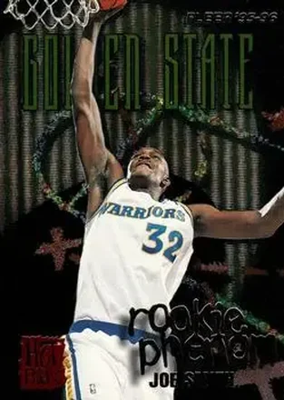 1995-96 Fleer #6 Rookie Phenom Hot Pack Joe Smith